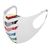 [スマコレ] デザイン マスク ２枚セット ポリエステル 洗える 布マスク XLサイズ 大きめ 男性用 015336 こどもの日 鯉のぼり 兜 熊