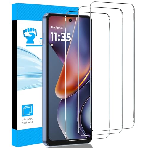 LYWHL 3 Pack for Motorola Moto G 5G 2025 Screen Protector Tempered Glass HD Clear 9H Hardness Protective Film Anti Scratch Bubble Free Easy Install Case Friendly