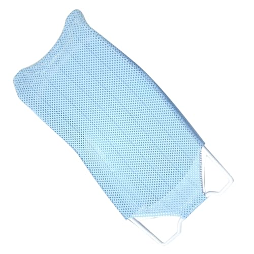 Image of Baby Bath Seat Support Net Non Slip Mesh Cushion Portable for Newborns to Toddlers (Sky Blue)