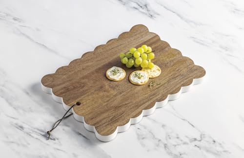 Tabla de cortar de madera mango Mud Pie grande miniatura 3
