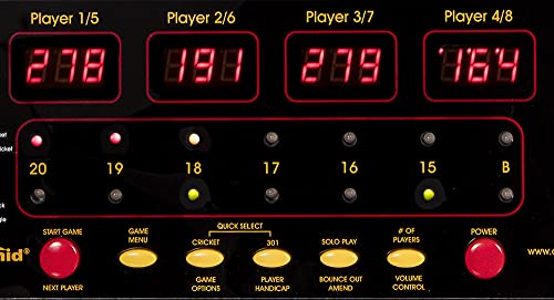 Arachnid Cricket Pro 650 Standing Electronic Dartboard Black #TOP5