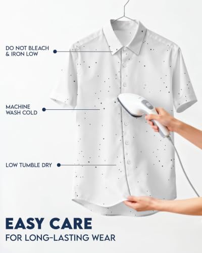 Image of 99TIMORO Fathers Film Button Down Shirt for Men, Funny Hawaiian Short Sleeve Top, Summer Beach Gifts