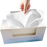100 Pcs-Disposable Face Towels, Disposable wipe，Facial Cleansing Cloths & Towelettes，Disposable Cleansing Towels，Remover Dry Wipes, Ultra Soft，Soft & Skin Friendly Face Towelettes Disposable