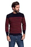 pull camionneur royal mer Rayures placées Armor Lux Pull Marin rayé en Laine MOLÈNE