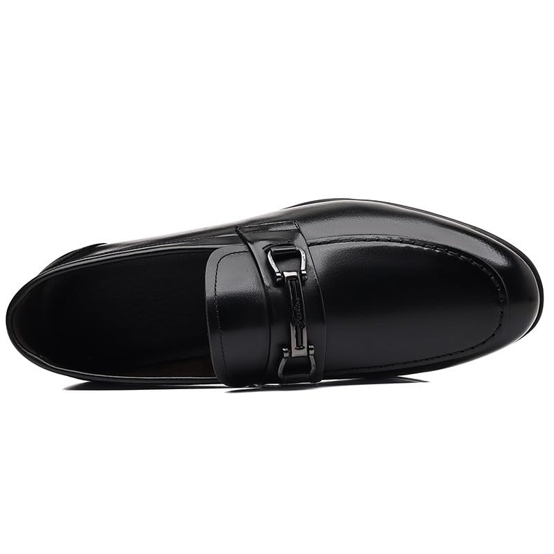 Men's Slip-On Wingtip Oxford Shoes Modern Business Formal Derby with Non-Slip Rubber Sole4