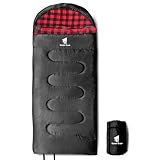 Geer Top キャンプ 寝袋 冬用 シュラフ 幅100cm ワイドサイズ フランネル コンパクト 丸洗い 軽量 封筒型 おおきいサイズ -10-10℃ 撥水 防寒 アウトドア キャンプ 車中泊 登山 防災 緊急対策 レッド 3.1kg シルク風綿充填