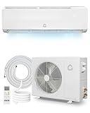 12000 BTU Split Air Conditioner，115V R32 Eco-Friendly, Auto Swing, Turbo Mode, Dehumidifier for Home Cooling & Heating