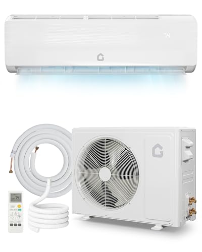 Garvee 12000 BTU Mini Split Air Conditioner,19 SEER2 Ductless Inverter AC w/ 115V, Cool Up to 750 Sq. Ft with Heat Pump System,White