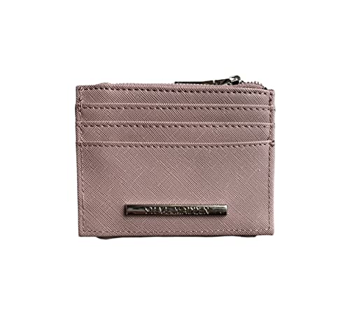 Steve Madden Hayden Wallet, One Size, Mauve Saffiano2