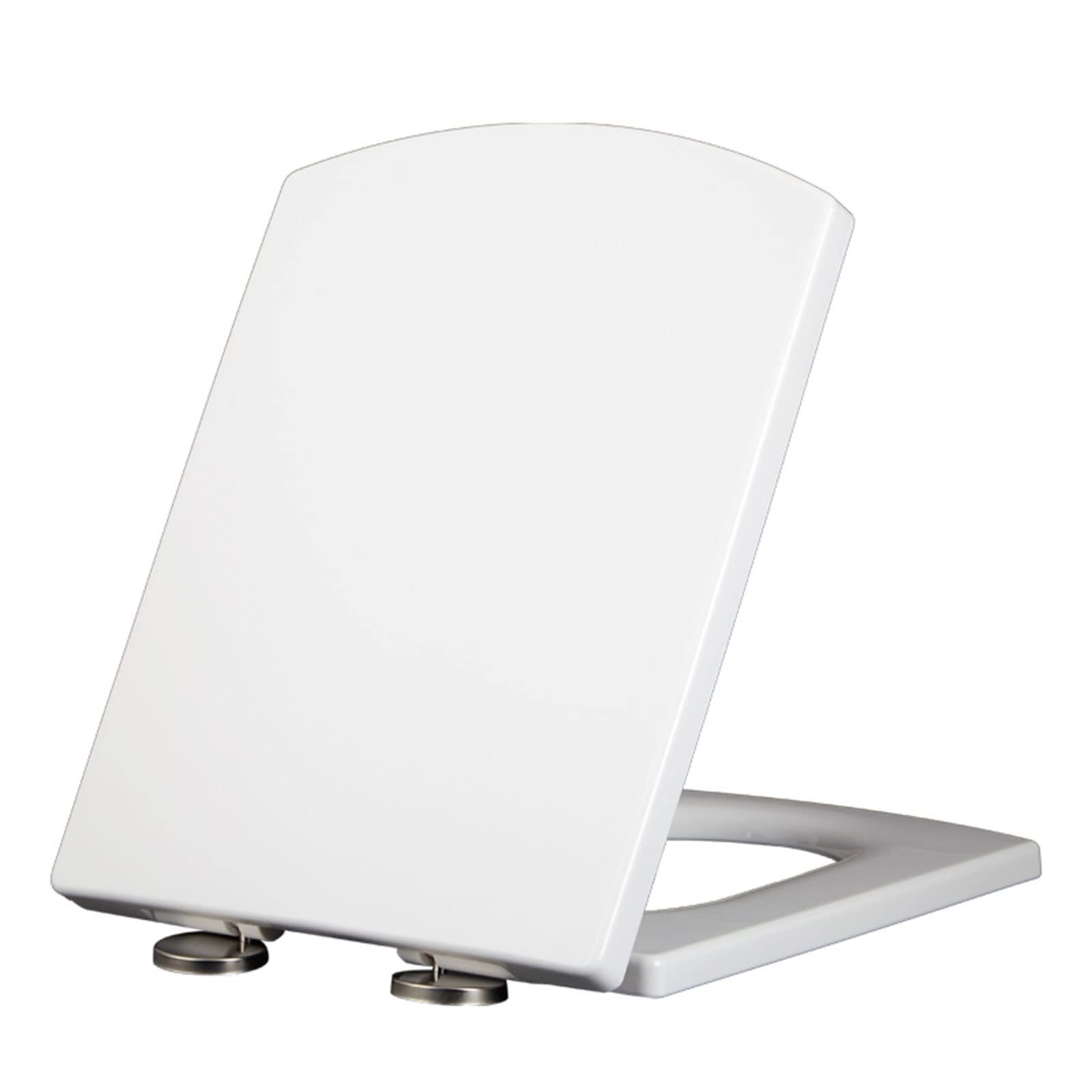 Dxpsxjl 03A Elongated Soft Close Toilet Seat White, Thickened Pp Board, 175Kg Heavy Duty, Easy To Clean, 06A, 04A, Soft, White, Elongated, Board, Close, Thickened, Seat, Toilet