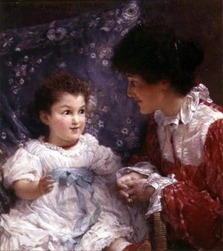 Portrait de Mme George Lewis Lawrence Alma Tadema en version graffiti coloré 60x90cm