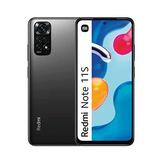 Xiaomi Redmi Note 11S - Smartphone-4G, 6+128GB, Pantalla AMOLED 6.43" 90Hz FHD+, MediaTek Helio G96, cámara Profesional 108MP, 5000mAh, Gris Grafito (3 años de garantía)