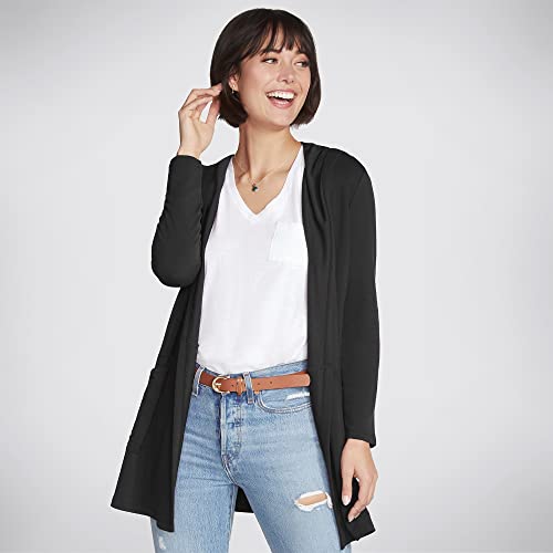 Skechers Women's Skechluxe Restful Hoodigan Hooded Cardigan2