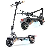 1200W Electric Scooter for Adults, 35 MPH, 35-Mile Range, TripleSafe Stem, 360° Lights, 3-Speed Modes, Off-Road 10-Inch Puncture-Proof Tires, UL-Certified Electric Scooter Adults for Campus,City,Beach