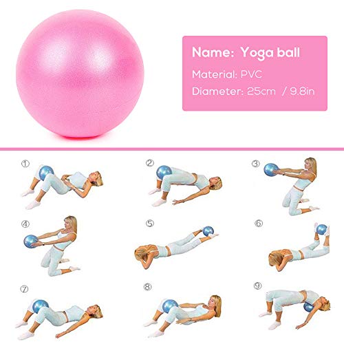 Lixada Bola de Exercícios Bola de Ioga Antiexplosão Grossa Estabilidade Mini Pilates Barre Física pa