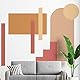 Ambiance Sticker Vliestapete Riesenfresken Vorgekleistert -Palazzo Astratto mit Bogen und Leiter - Dekoratives Etikett | H210 x L90 cm