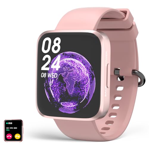 Smart Watch for Men Women, 1.71" Full Touch Fitness Tracker with Heart Rate Monitor, Message Notification,IP68 Waterproof Activity Tracker with 20 Mode Sports, compatible with Android iOS(Pink) Smart Watch for Men Women, 1.71" Full Touch Fitness Tracker with Heart Rate Monitor, Message Notification,IP68 Waterproof Activity Tracker with 20 Mode Sports, compatible with Android iOS(Pink)