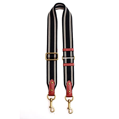 Image of jiesinlov Bag Strap Replacement Crossbody Strap for TOTE Handbags Adjustable (BLACK&WHITE)