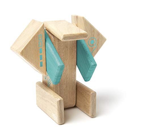 Tegu Robo Magnetic Wooden Block Set, 1-99 Years Old, 8 Pieces #TOP5