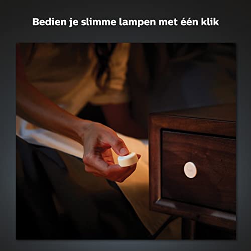 Philips Hue starterkit - wit en gekleurd licht E27, 800LM, 1 smart button, 2 lampen - Image 6