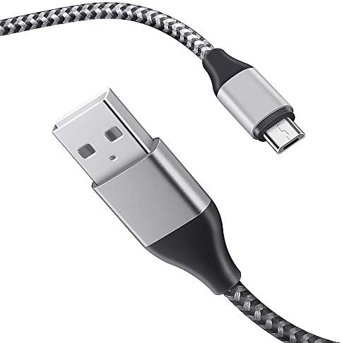 TPLTECH Cord for Charging Xbox One Controller Nylon-Braided Controller USB Cable Durable Android Micro USB 2.0 Cable Compatible with Xbox One Controller Charger Cord 2Pack 10FT