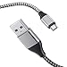 [3Pack] Micro USB Charging CableStandard Android Charger Cord Compatible Motorola Moto G5 / G5S/ G5S Plus/ G6 Play / E4 / E4 Plus/C /C Plus/ E3 /E3 Power/G4/G4 Play/G4 Plus, Droid Series More