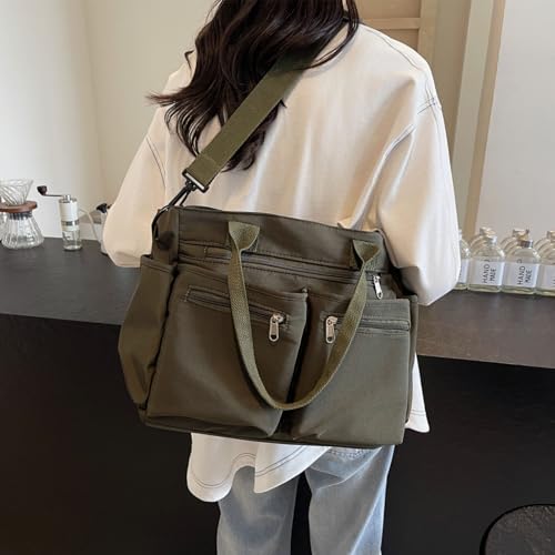 Teclado Casual Messenger Bag Plain Nylon Crossbody Bag Chic Shoulder Bag Travel Daypacks2