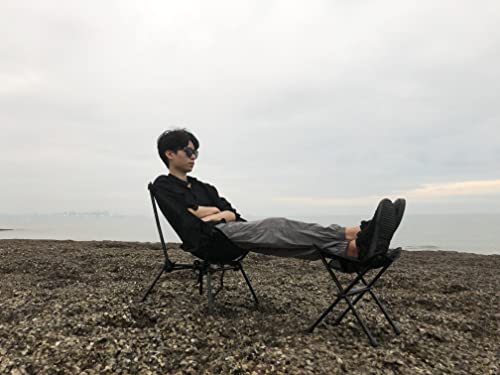 Anyoker Camping Chair, 2 Way Compact Backpacking Chair, Portable Folding Chair, Beach Chair With Side Pocket, Lightweight Hiking Chair Low Back Chair 0177 (Coffee) #TOP6