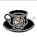 Produktbild txyang Halten Sie Ruhig Schallplatte Wanduhr Klassische Kaffee Modernes Design Cafe Barista Office Decor Wanduhr Für Kaffee Essen G