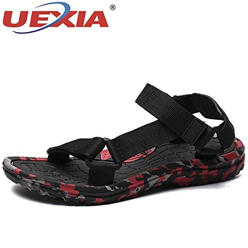 Uexia New Summer Shoes Men Sandals Camouflage Beach Soft Comfortable Fashion Coles Non-Slip Breathable Outdoor Casual Walking