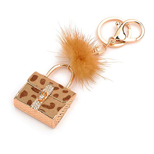 Preisvergleich Produktbild GMTEXTILES Legierung Strass Griff Tasche Schlüsselbund Damen Herren Metall Auto Schlüsselring Mädchen Tasche Zubehör