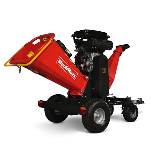 10 Best Industrial Wood Chipper for Sale: Top Heavy-Duty Models for Efficient Chipping MechMaxx 8'' Inch ZONSEN 1000cc 35hp E-Start Gas Powered Engine 4-Wheels Wood Chipper Shredder Mulcher with Towbar/Tail Light/Emergency Stop Switch, Model B200 Red