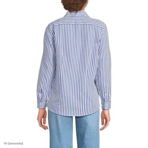 Image of Lands' End Women's Pinwale Cord Long Sleeve Shirt