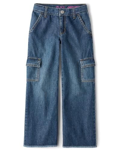 The Children's Place girls Wide Leg Jeans