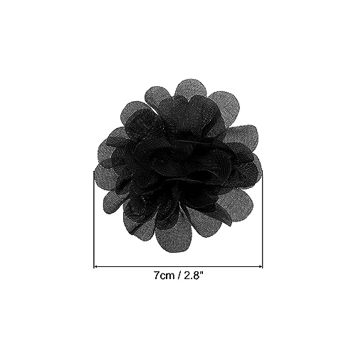 PATIKIL 2.8" Chiffon Flowers - Image 2