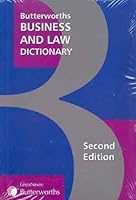Butterworths Business And Law Dictionary 0409319597 Book Cover