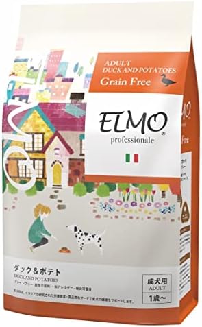 Amazon.co.jp: ELMO エルモ 成犬用 ダック＆ポテト 生活習慣病の気に 