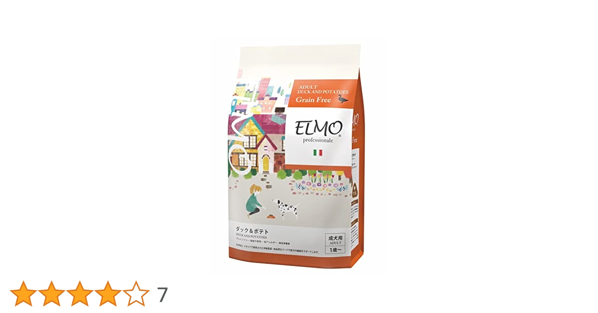 ELMO ダック＆ポテト ドッグフード 3kg×2袋 ELMO ダック＆ポテト ドライフード 3kg×2袋