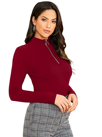Zip Tops for Women & Girls - Stylish Latest-image-44