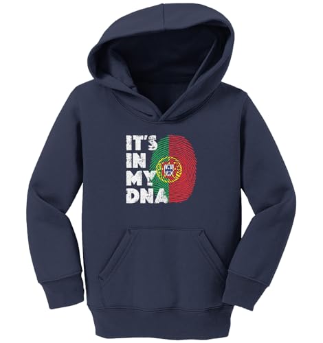 Haase Unlimited It's In My DNA Portugal Finger Print Toddler/Youth Fleece Hoodie2