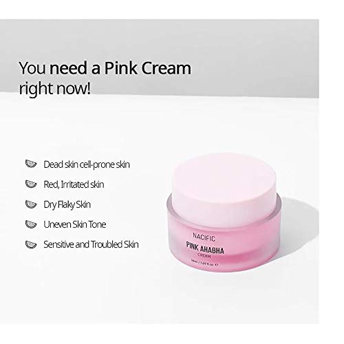 NACIFIC Pink AHA BHA Facial Cream 50ml