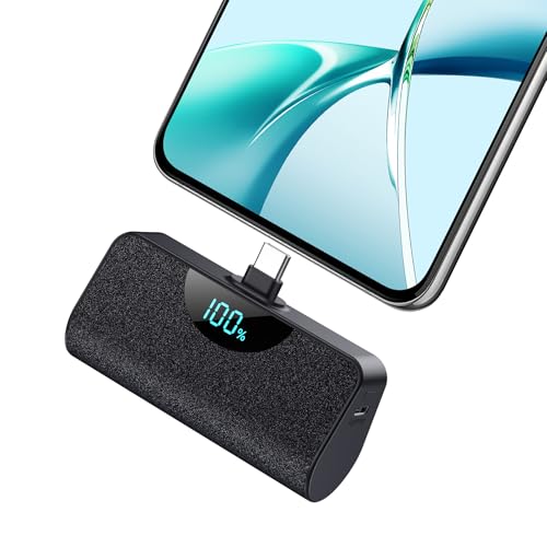 HETP Mini Portable Charger USB C Power Bank,Upgraded Travel...