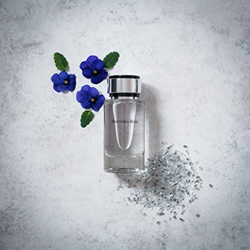 Mercedes-Benz For Men - Elegant Fragrance With Woody, Sensual Musky Notes - Mesmerize The Senses With Original Luxury Men’s Eau De Toilette Spray - Endless Day Through Night Scent Payoff - 4 Oz #TOP5