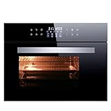 【Cocción uniforme y rápida en el horno 】El mini horno mantiene una temperatura uniforme en el interior. Los controles de temperatura ajustables (idealmente entre 100 ℃ y 230 ℃) son lo suficientemente sencillos como para que al menos pueda cocinar alimentos de forma sencilla. Con una temperatura máxima de 230 ℃ , incluso puede dorar rápidamente el exterior de una costilla. Genial para calentar algo rápidamente.