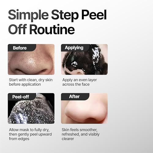 SpaScriptions Collagen Peel Off Face Mask – Firming & Smoothing Skin Mask, Helps Support Skin Texture & Elasticity Appearance, Pore Refining & Deep Cleansing, Skin Conditioning Care, 5 oz (2 Pack) - Image 8