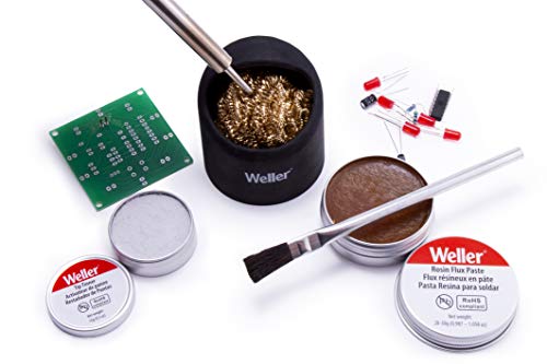 Weller Soldering Brass Sponge Tip Cleaner With Silicone Holder - Wlaccbsh-02 #TOP3