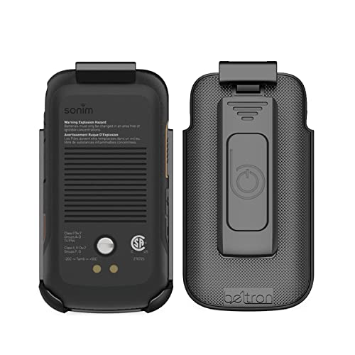 Beltron BLT-SNM-XP3P-XP3900 Holster For Sonim Xp3 Plus Flip Phone, Heavy Duty Rotating Belt Clip Holder Case Compatible thumb #5