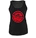 Produktbild Comedy Shirts TOP Secret - AIR Force - Damen Tank Top - Schwarz/Rot Gr. L