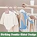 Wooden Baby Closet Dividers for Clothes Organizer, Colorful Nursery Decor, Size Hangers for New Mom Dad Parents