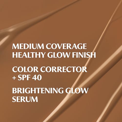 Image of IT Cosmetics CC+ Nude Glow SPF 40 - Medium Coverage Foundation, 2% Niacinamide + Hyaluronic Acid Brightening Glow Serum, Lightweight Up to 24H Hydration, Normal to Dry & Mature Skin - 1.08 fl oz